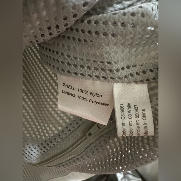 Ponant France White Nylon Hoodie Jacket size M - Picture 4 of 15